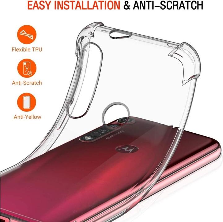 Produktbild Screenguard Motorola Moto G8 Plus Hülle Crystal Soft Airbag Bumper (Motorola Moto G8 Plus)