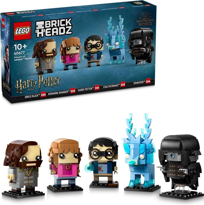 Actual product image LEGO 40677 Figures from Harry Potter and the Prisoner of Azkaban (40677, LEGO Brickheadz)
