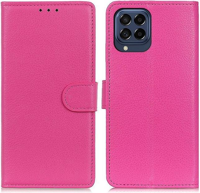Actual product image MU Classic Litchi Leather Bookcover Series (Samsung Galaxy M53 5G)