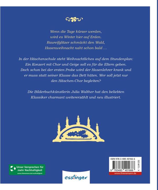 Produktbild Die Häschenschule 8: Weihnachten in der Häschenschule (Deutsch, Julia Walther, 2024)