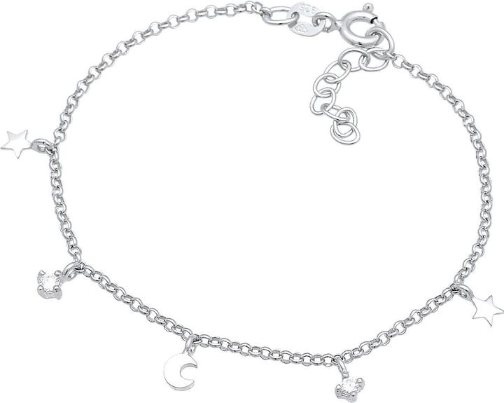 Actual product image Elli Astro, Crescent, Stars (14 cm, 925 sterling silver, Zirconia)