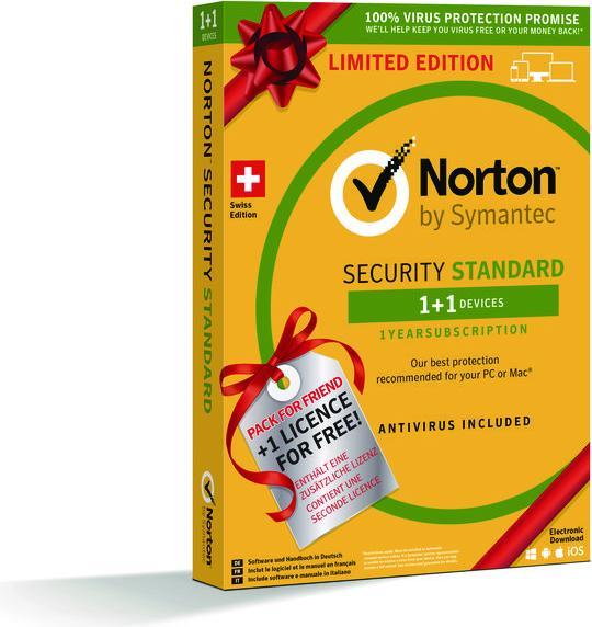 Produktbild Norton Security Standard 1+1 Limited Edition (2 User, 12 Monate)
