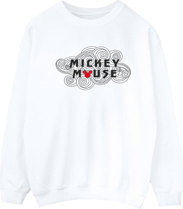Disney Mickey Mouse Swirl Logo Sweatshirt (XL)
