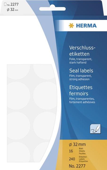 Produktbild HERMA Verschlussetiketten