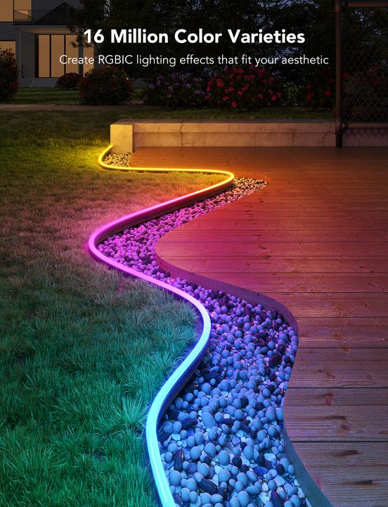 Image du produit Govee Lampes à bande néon (RGBIC, 1000 cm, Extérieur)