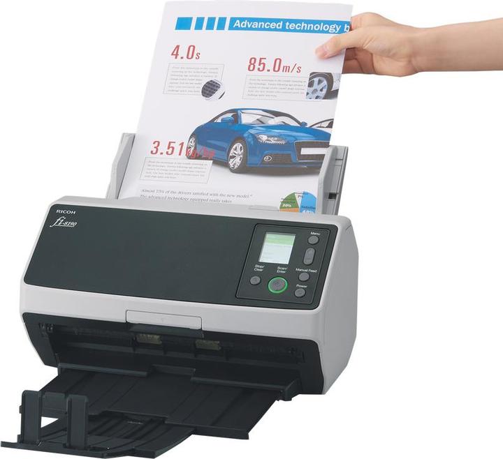 Actual product image RICOH fi-8190 document scanner (Ethernet, USB)