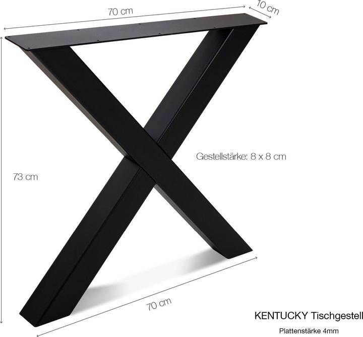 Actual product image Möbel-Eins X-Bein