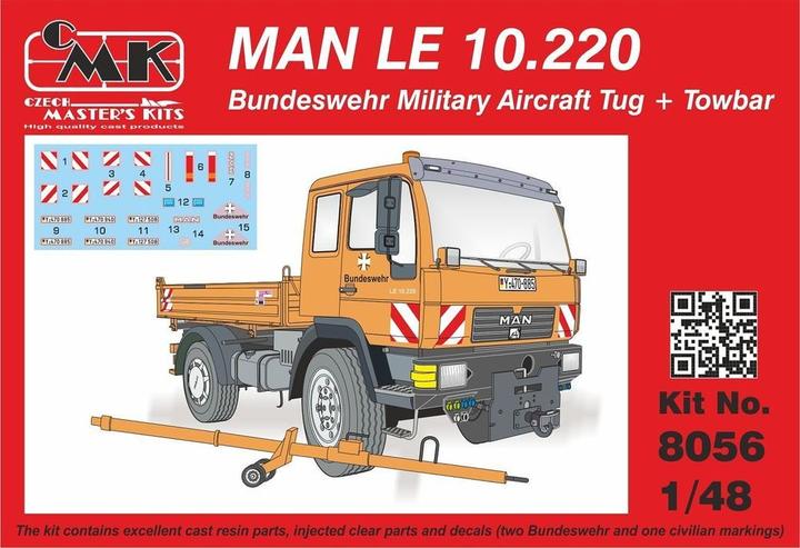 Produktbild CMK MAN LE 10.220 Bundeswehr Military Aircra Tug + Towbar