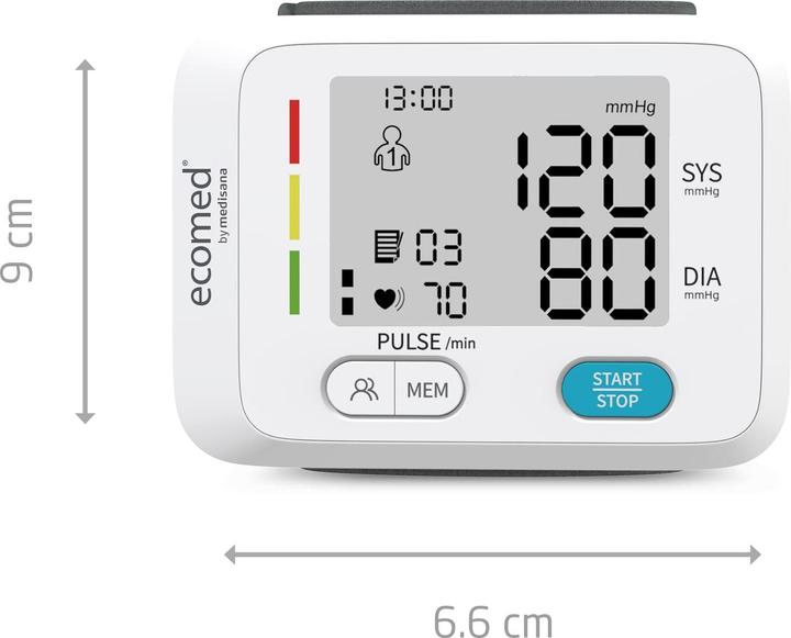 Ecomed BW-83E (Misuratore di pressione sanguigna da polso)