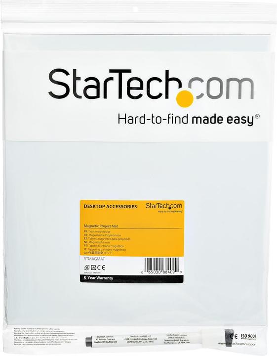 Produktbild StarTech STMAGMAT Magnetische Arbeitsmatte (24 cm x 27 cm, beschreibbar, mit Trockenlosch