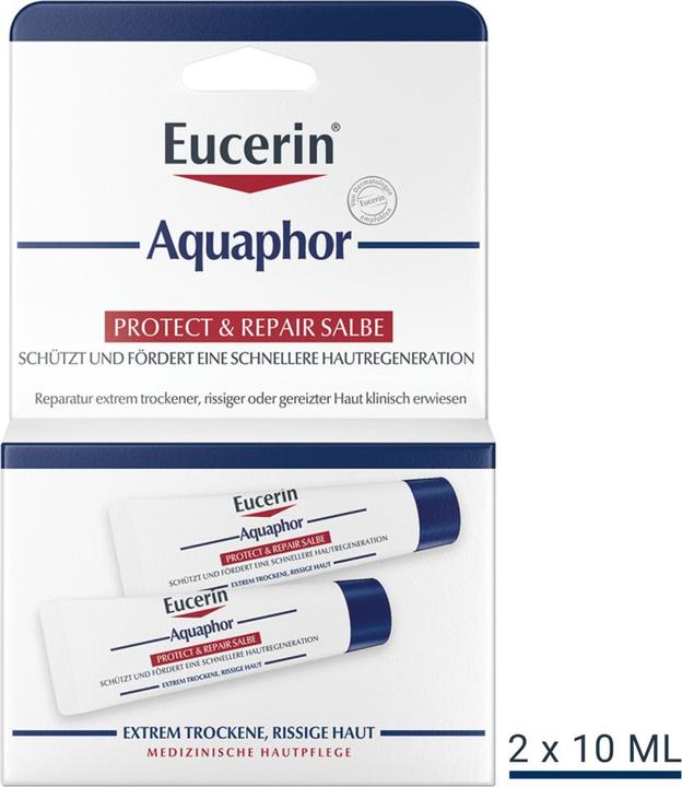 Immagine prodotto Eucerin Unguento Aquaphor protezione e cura 2 x 10 ml (10 ml, Crema 24h)