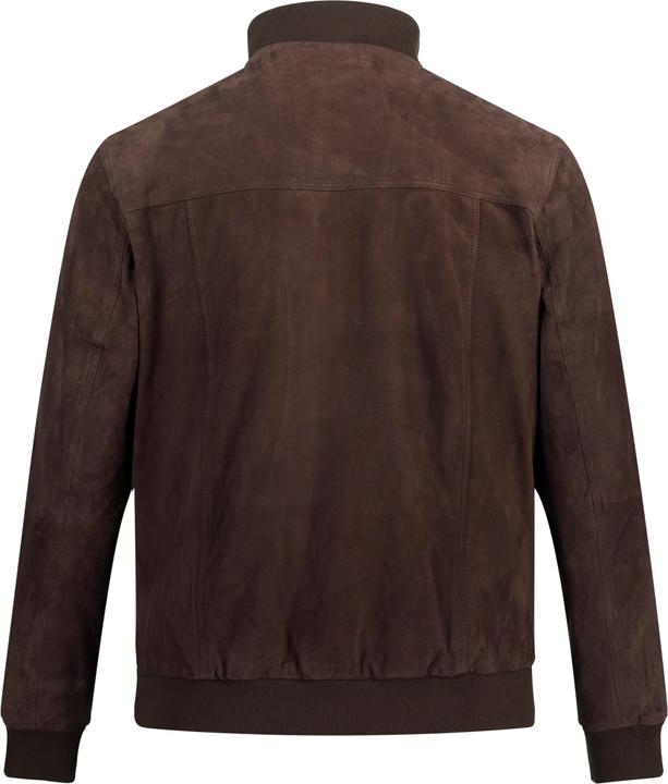 Produktbild JP1880 Lederjacke, Veloursleder, Stehkragen, Knopfleiste (3XL)