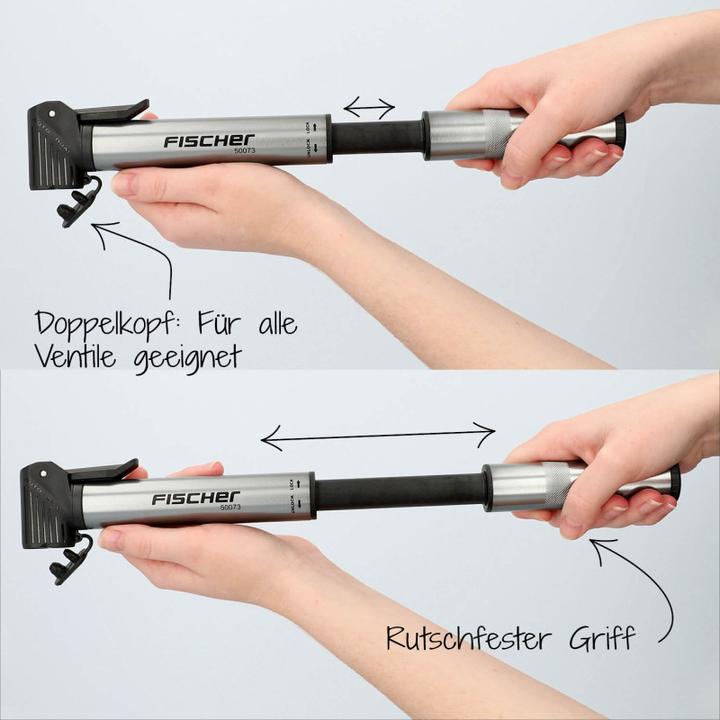 Actual product image Fischer Mini-Pumpe Alu inkl. Flickbox