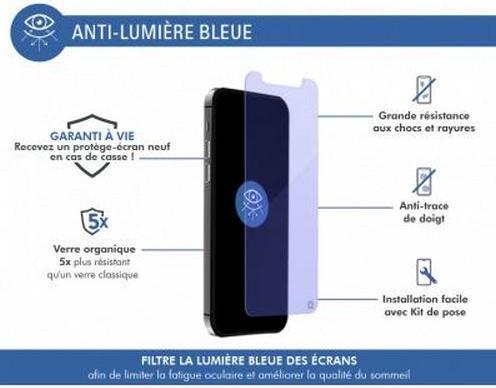 Image du produit Bigben Connected Protection d'écran avec filtre de lumière bleue (2 pièce(s), Apple iPhone 12 mini)