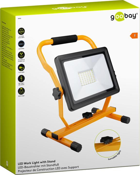 Image du produit Goobay Projecteur de chantier à LED (4250 lm)