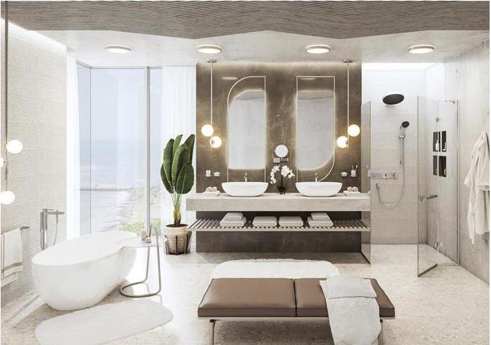Actual product image hansgrohe Unica shower rod S Puro 90 cm with Isiflex shower hose 160 cm
