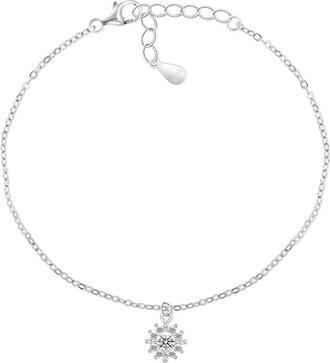 Brilio Silver - Beautiful silver bracelet with zircons BRC51W