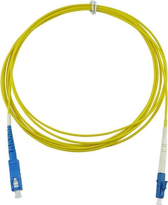 Produktbild CBO Simplex LWL Patchkabel LC-UPC/SC-UPC Singlemode 1 Meter
