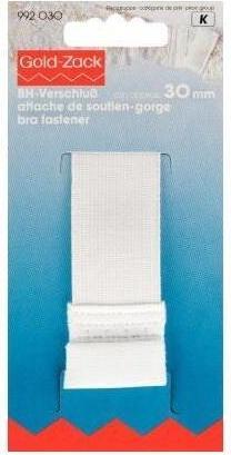 Produktbild Prym BH-Verschluss, weiss 30 mm, Karte