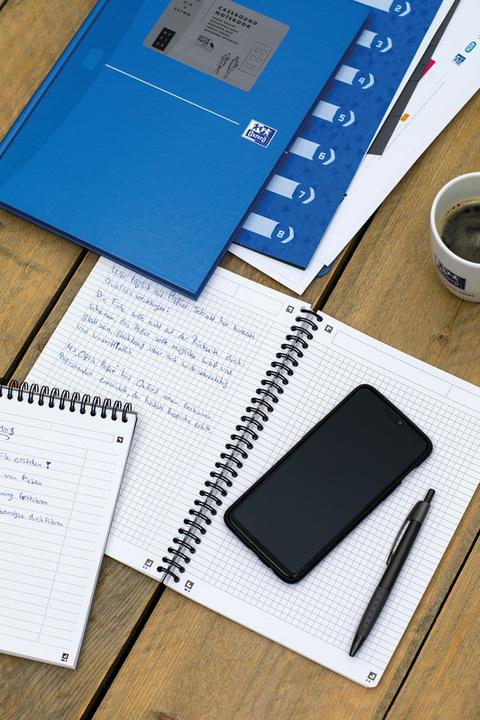 Actual product image Oxford College Book (A4, Checked, Soft cover)