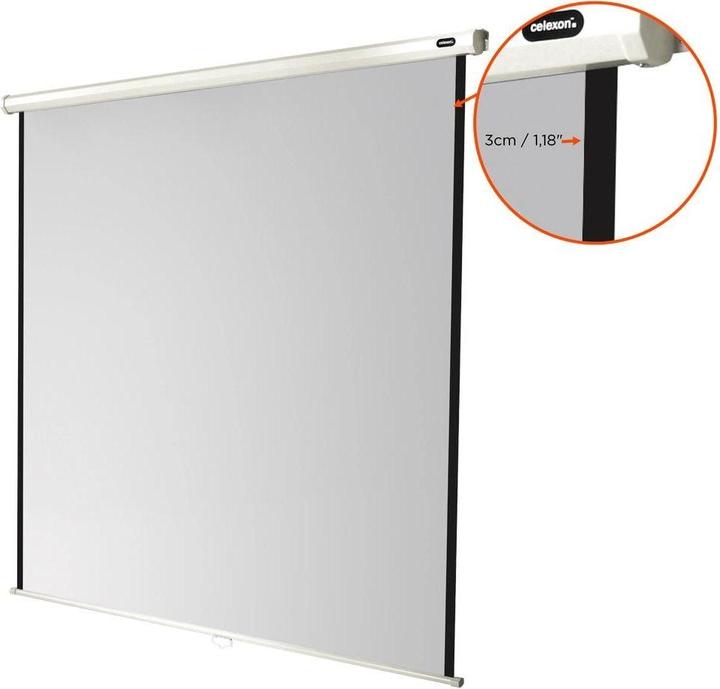 Actual product image Celexon Rollo Economy, Canvas, 1:1 (88.98", 1:1)