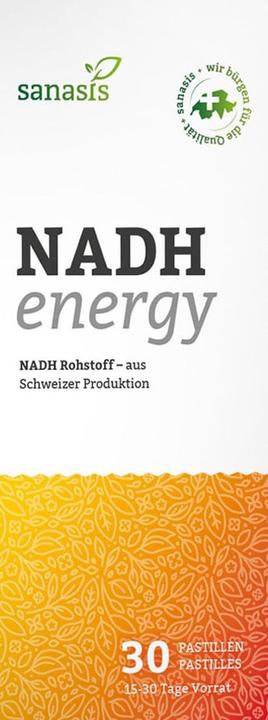 Actual product image Sanasis NADH energy age & active pastilles (30 Piece, Pills, 22 g)
