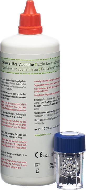 Actual product image Lensilux One Step (Peroxide) Platinum + Catalyst Container Solvent (Peroxide system, 360 ml)