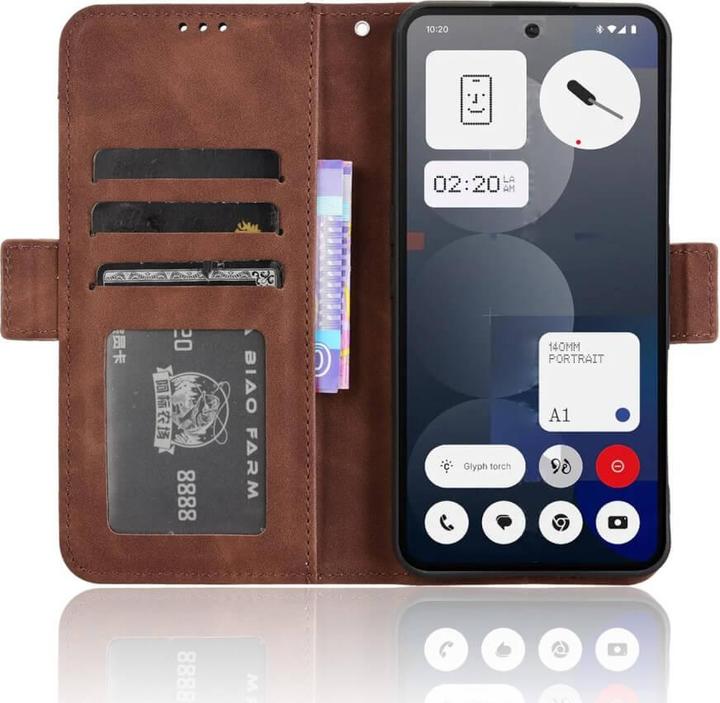 Produktbild Cover-Discount Nothing Phone (3a) Pro - Etui viele Kartenfächer (Nothing Phone (3a) Pro)