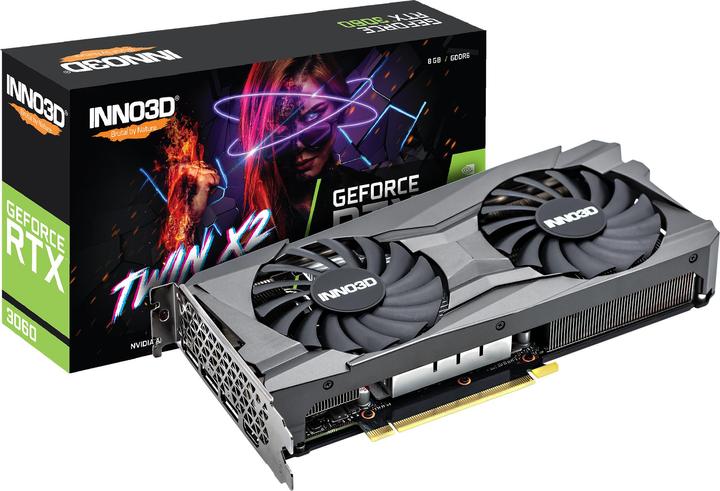 Produktbild Inno3D RTX3060 Twin X2 OC LHR GDDR6 HDMI 3xDP (8 GB)