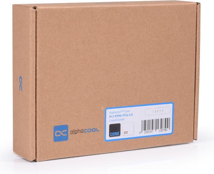 Actual product image Alphacool Alpha Core M.2 NVMe PCIe 4.0 liquid cool 1022576