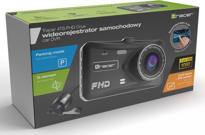 Actual product image Tracer 4TS Full HD Black (Built-in display, GPS receiver, Built-in microphone, Wi-Fi, Bluetooth, Full HD)