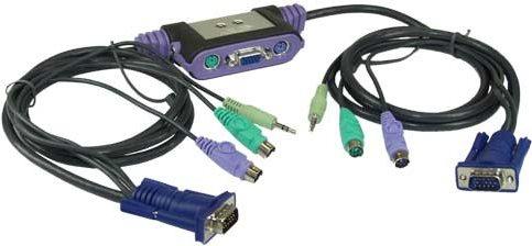 Produktbild Aten CS62US: PS2 VGA KVM Switch,2Port,Audio