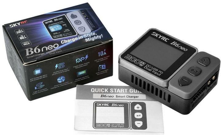 Actual product image SkyRC B6neo Ladegerät grau LiPo 1-6s 10A 200W