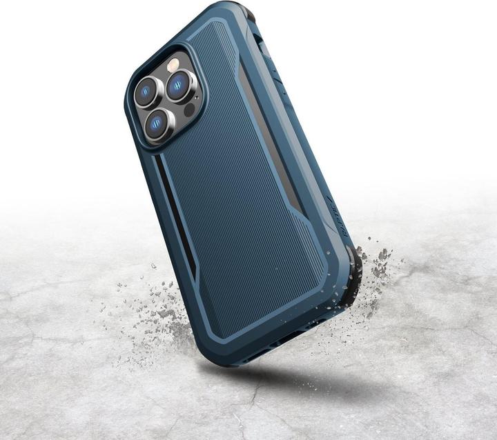 Actual product image X-Doria Fort Case iPhone 14 Pro with MagSafe armored blue cover (Apple iPhone 14 Pro)
