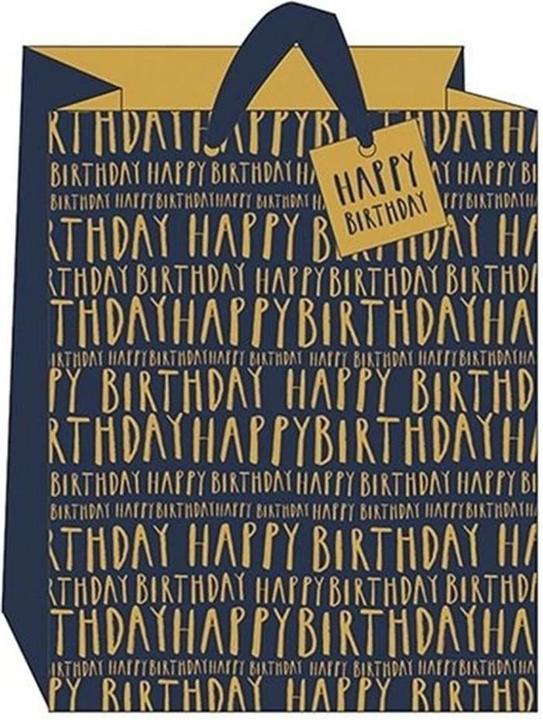 Image du produit Sara Miller Sac cadeau Happy Birthday - bleu - Large (Coffret cadeau, 1 x)