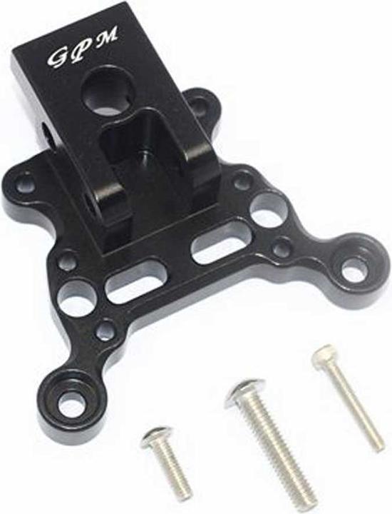 Image du produit GPM aluminium fixation pour jambe de force supérieure avant noir arrma krat, tal, typh, sent, out, notor