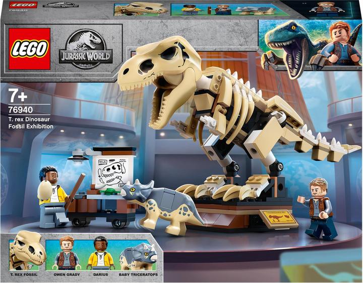 LEGO T. Rex-Skelett in der Fossilienausstellung (76940, LEGO Jurassic World)