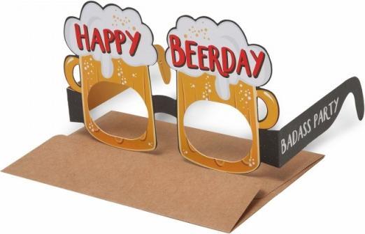 Legami 3D-Glückwunschkarte Happy Beerday (1 Stk.)