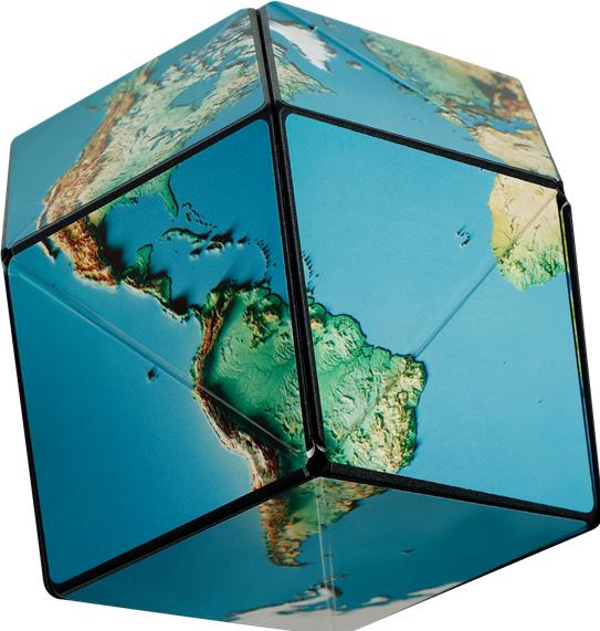 Actual product image Shashibo Cube Earth (Multilingual)