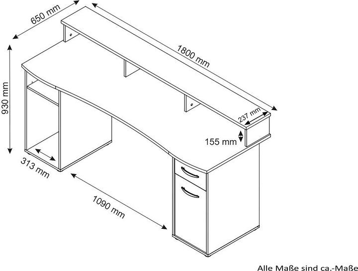 Image du produit ByLiving Fantastique (180 x 65 x 93 cm)