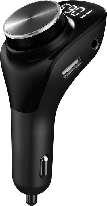 Actual product image Wave Bluetooth FM transmitter, black