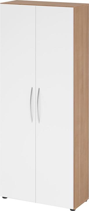 Produktbild Hammerbacher Schrank 5OH 34,6cm tief BM Nussbaum/Weiss