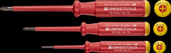 PB Swiss Tools Screwdriver sets (Phillipps cross recess (PH))