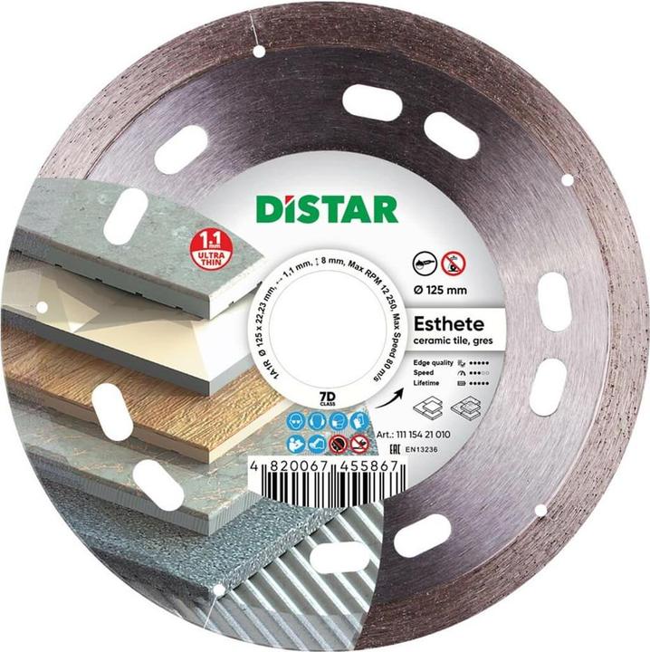 Distar DIRAMATIC SEPARATING DISC ESTHETE 125 x 1 1 x 8 x 22 23mm
