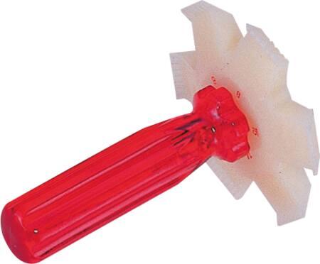 Actual product image Mastercool Heat pump slat comb made of plastic. 6 different slat spacings ( slat comb )