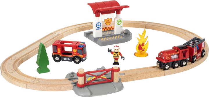 Produktbild Brio Bahn Feuerwehr Set