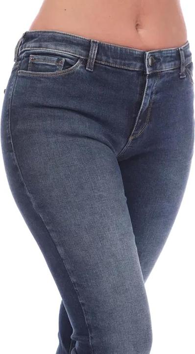 Actual product image Emporio Armani Womens/Ladies J85 Leather Patch Regular Jeans (26)