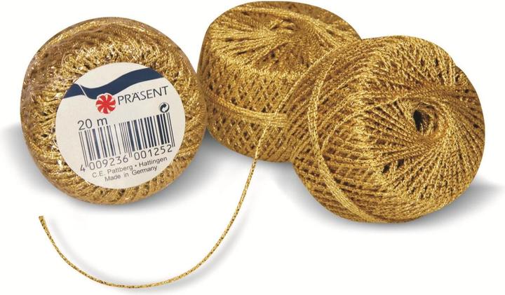 Produktbild Pattberg Geschenkband Präsent Wolga gold, dünne Kordel (Geschenkband, 1 x)