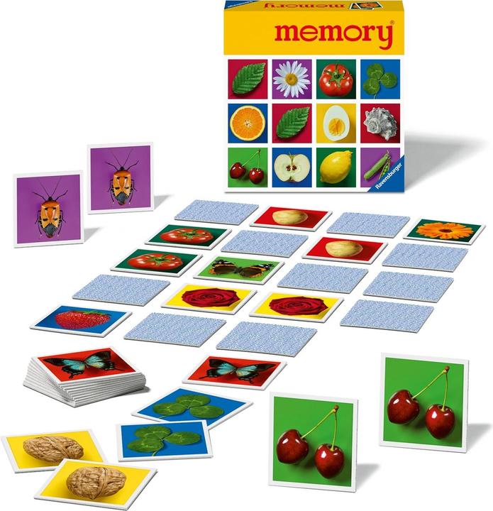 Actual product image Ravensburger Classic Memory (German, French, Portuguese, Italian, Swedish, Norwegian, Polish, Danish, Dutch, Japanese, Spanish)