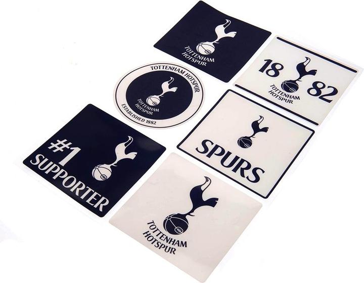 Produktbild Tottenham Hotspur FC Autoaufkleber Wappen Set 6erPack